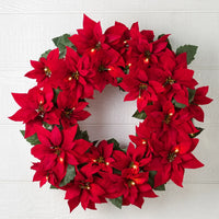 Couronne poinsettia