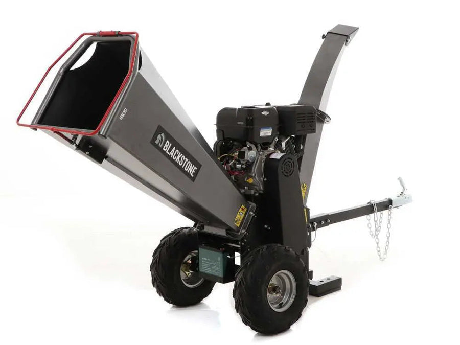 BlackStone BC 1500 LE - Broyeur de branches thermique professionnel - Moteur essence Loncin 12,24 CV Lomibois