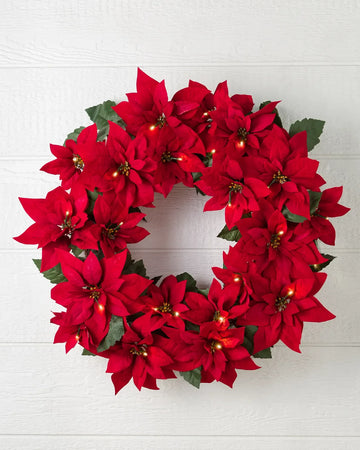 Couronne poinsettia