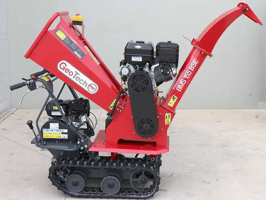Broyeur autotracté sur brouette à chenilles GeoTech-Pro BMS155 BS - Moteur B&S XR2100 - 7/15 CV - Neuf Lomibois