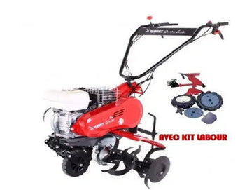 MOTOCULTEUR PUBERT QUATRO SENIOR 60 HD AVEC KIT LABOUR Lomibois